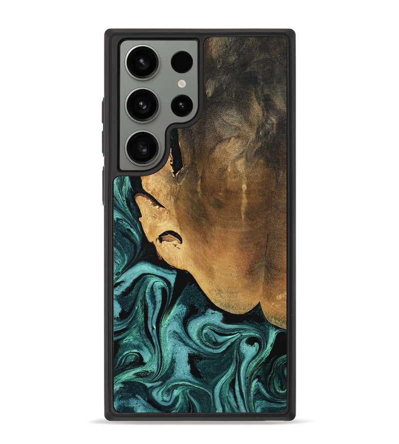 Galaxy S23 Ultra Wood Phone Case - Lakesha (Green, 800072)