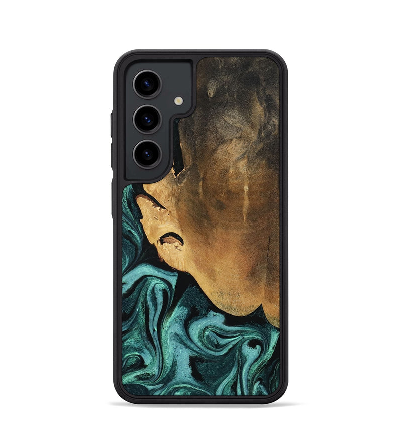 Galaxy S24 Wood Phone Case - Lakesha (Green, 800072)