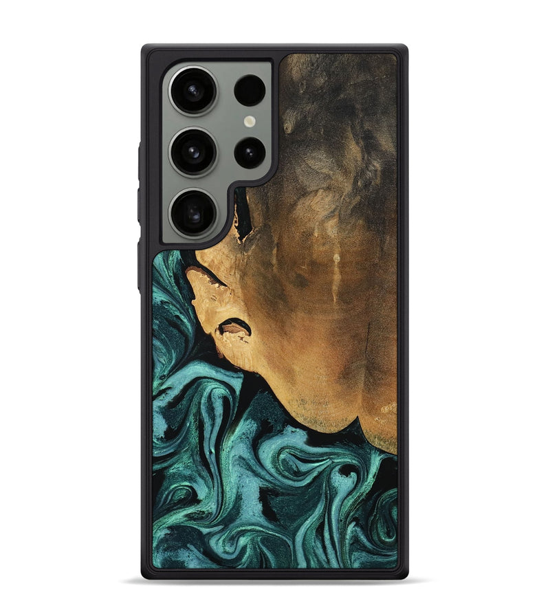 Galaxy S24 Ultra Wood Phone Case - Lakesha (Green, 800072)