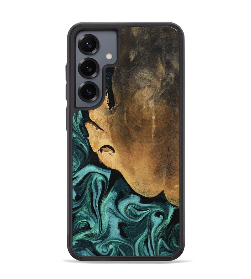 Galaxy S25 Plus Wood Phone Case - Lakesha (Green, 800072)