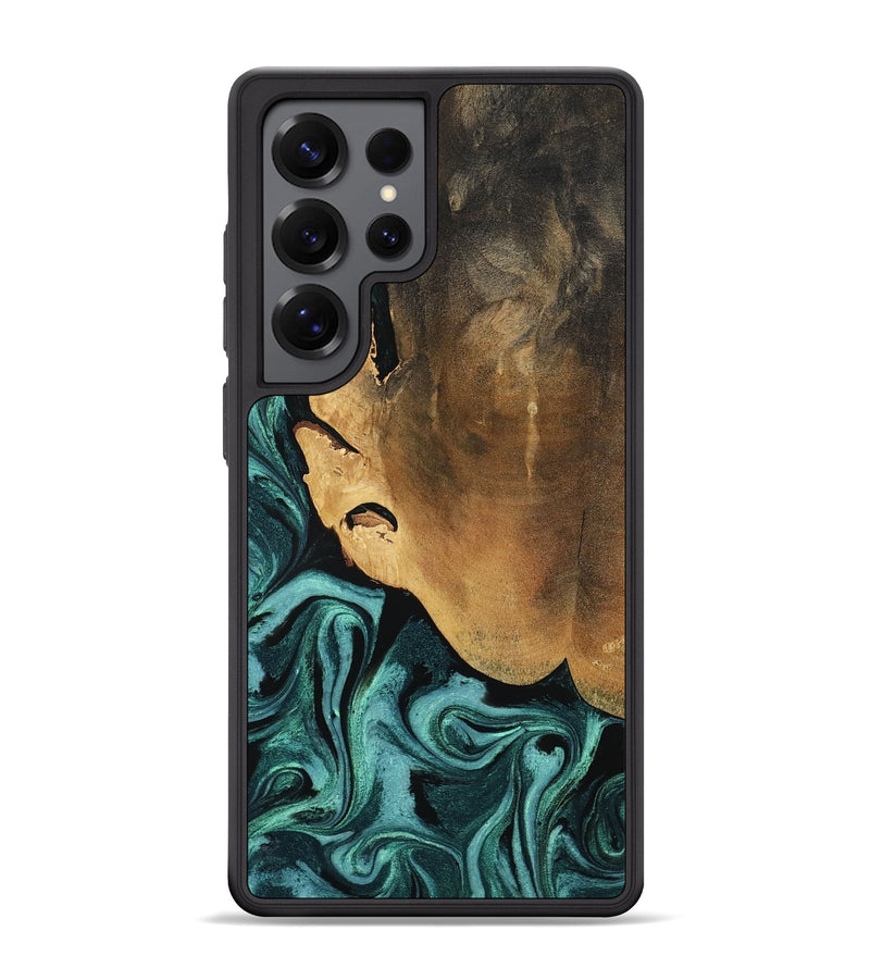 Galaxy S25 Ultra Wood Phone Case - Lakesha (Green, 800072)