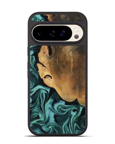 Pixel 10 Wood Phone Case - Lakesha (Green, 800072)