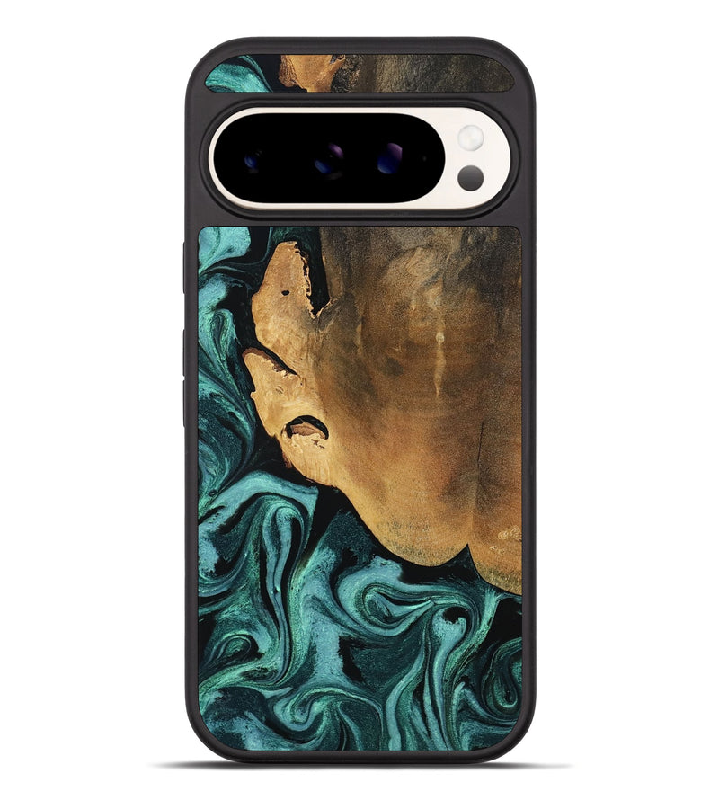 Pixel 10 Pro XL Wood Phone Case - Lakesha (Green, 800072)