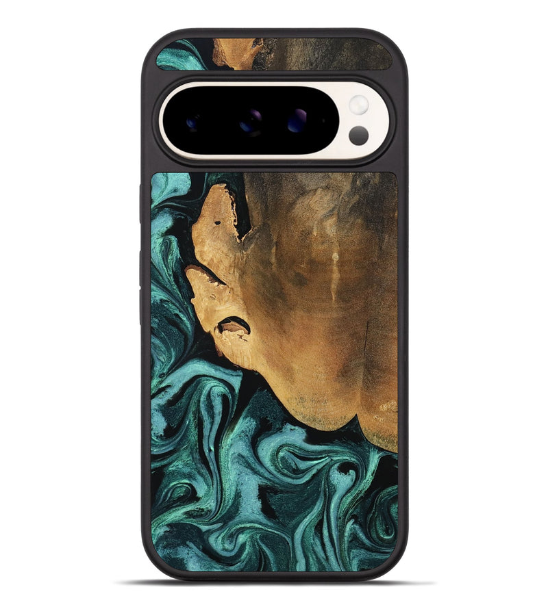 Pixel 9 Pro XL Wood Phone Case - Lakesha (Green, 800072)