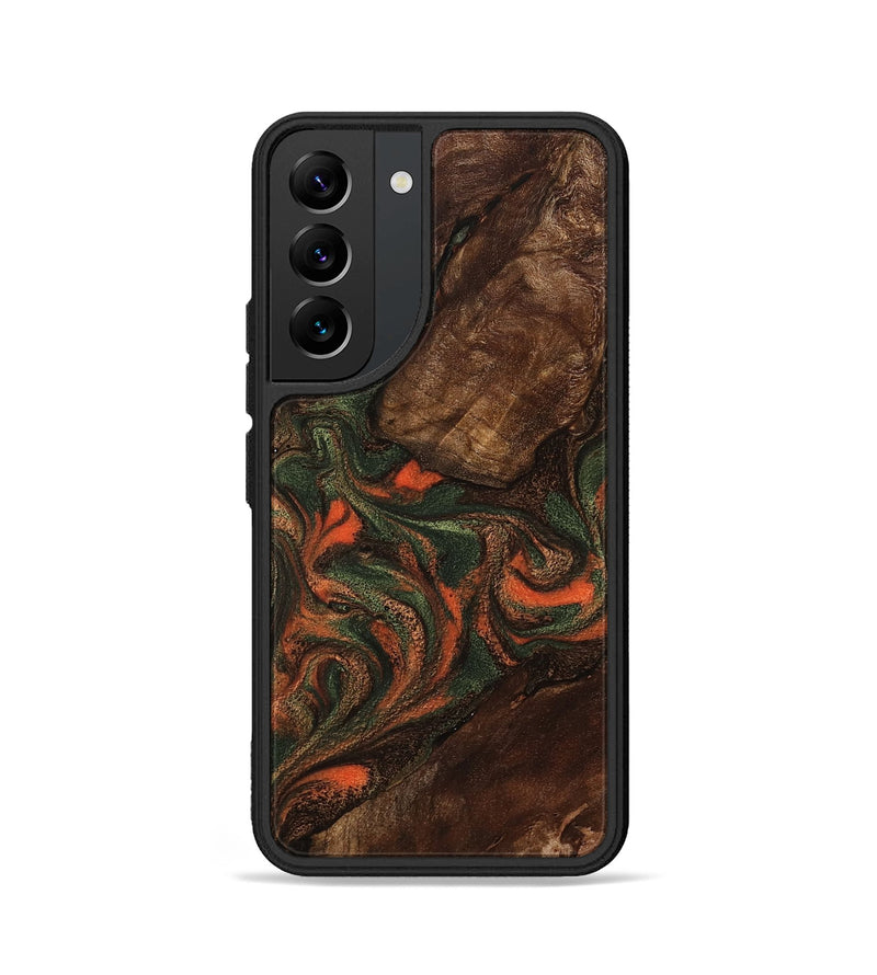 Galaxy S22 Wood Phone Case - Ethan (Green, 800073)