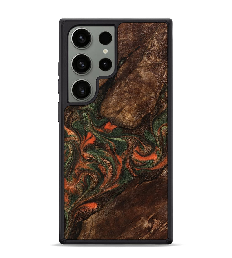 Galaxy S24 Ultra Wood Phone Case - Ethan (Green, 800073)