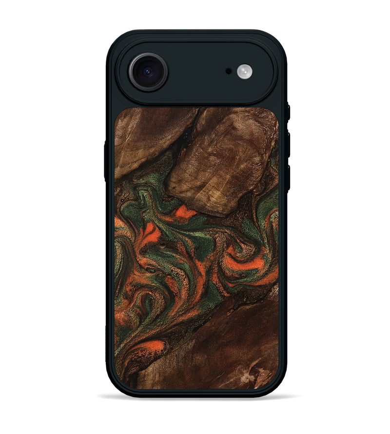 iPhone 17 Air Wood Phone Case - Ethan (Green, 800073)
