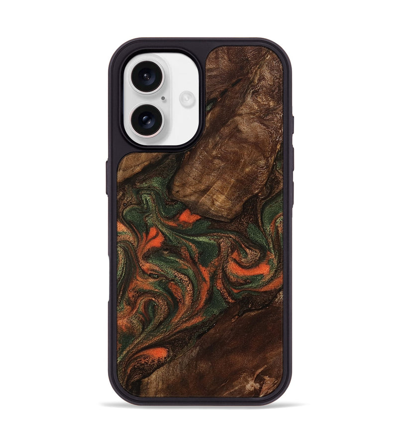 iPhone 17 Wood Phone Case - Ethan (Green, 800073)