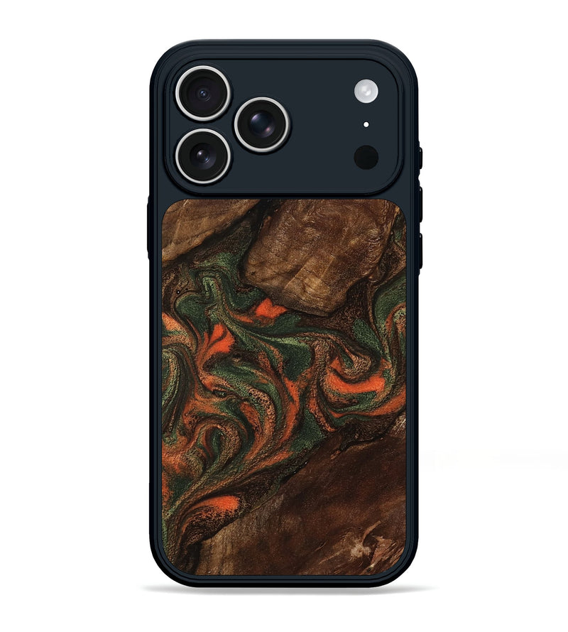 iPhone 17 Pro Max Wood Phone Case - Ethan (Green, 800073)