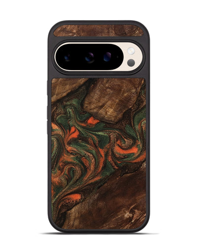 Pixel 10 Wood Phone Case - Ethan (Green, 800073)