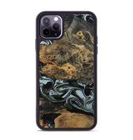 iPhone 11 Pro Max Wood Phone Case - Genesis (Green, 800074)