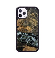 iPhone 11 Pro Wood Phone Case - Genesis (Green, 800074)