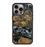 iPhone 16 Pro Max Wood Phone Case - Genesis (Green, 800074)