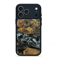 iPhone 17 Pro Max Wood Phone Case - Genesis (Green, 800074)