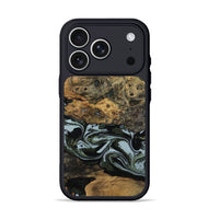 iPhone 17 Pro Wood Phone Case - Genesis (Green, 800074)