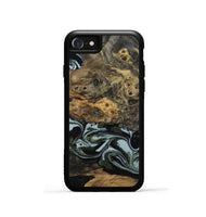 iPhone SE Wood Phone Case - Genesis (Green, 800074)