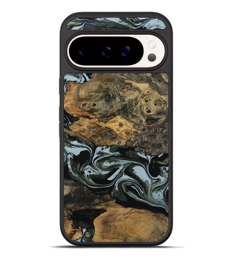 Pixel 10 Pro XL Wood Phone Case - Genesis (Green, 800074)