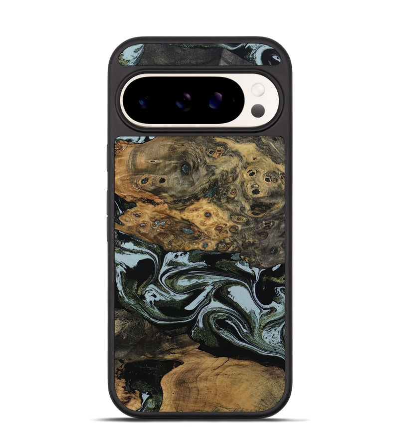 Pixel 9 Wood Phone Case - Genesis (Green, 800074)