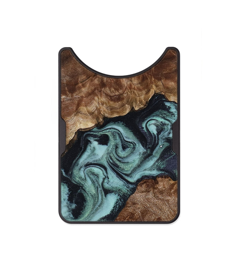 Alloy Wood Wallet - Claud (Green, 800075)