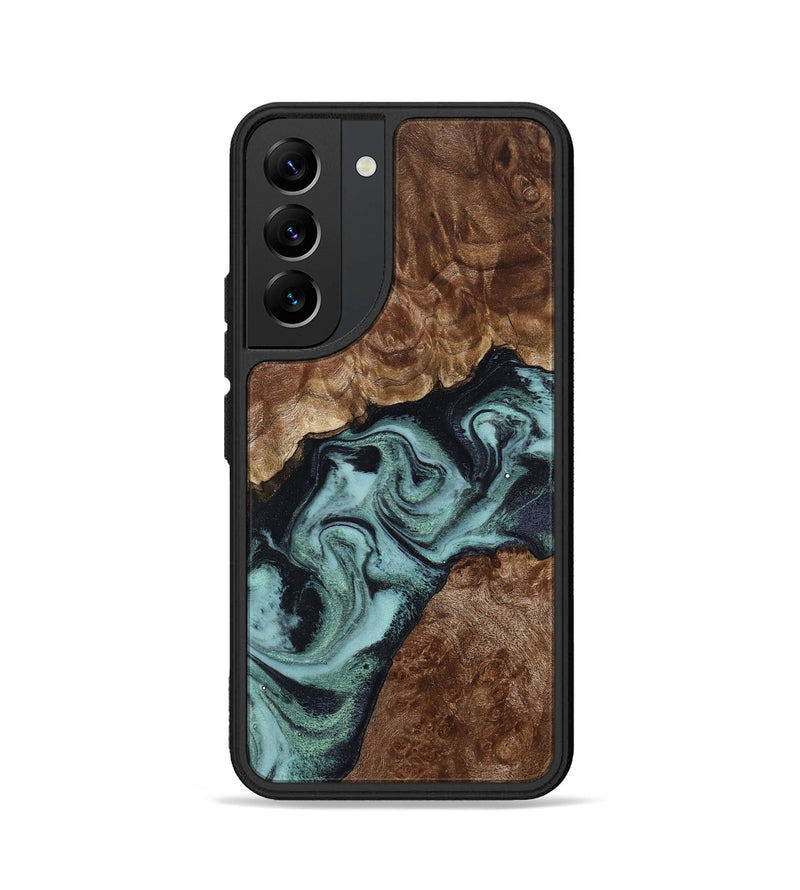 Galaxy S22 Wood Phone Case - Claud (Green, 800075)