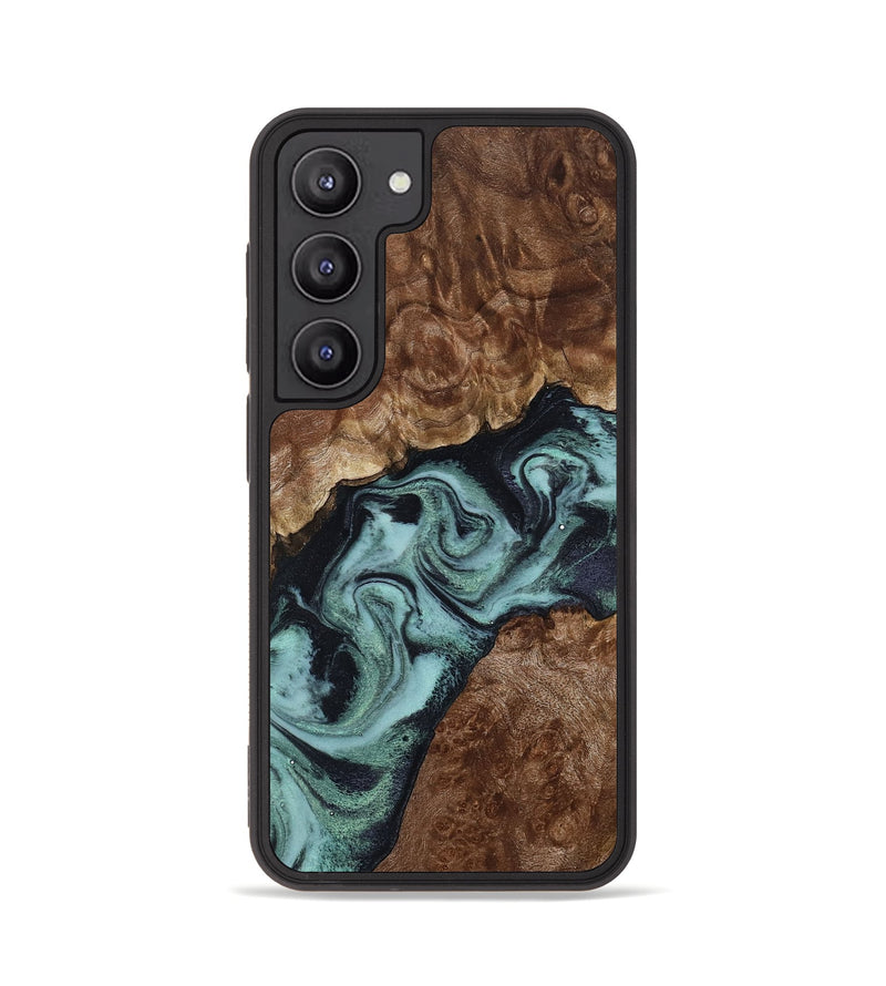 Galaxy S23 Wood Phone Case - Claud (Green, 800075)