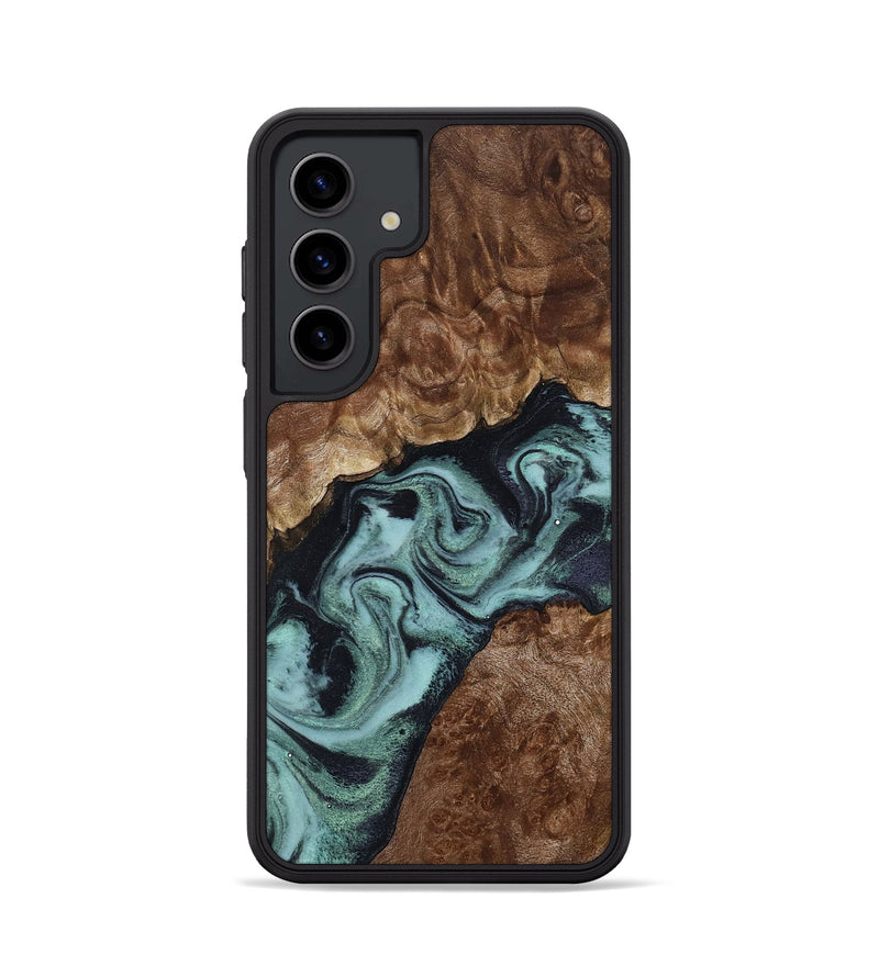 Galaxy S24 Wood Phone Case - Claud (Green, 800075)
