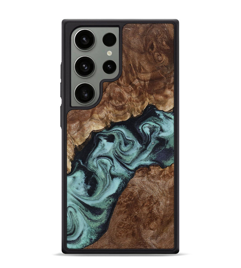 Galaxy S24 Ultra Wood Phone Case - Claud (Green, 800075)