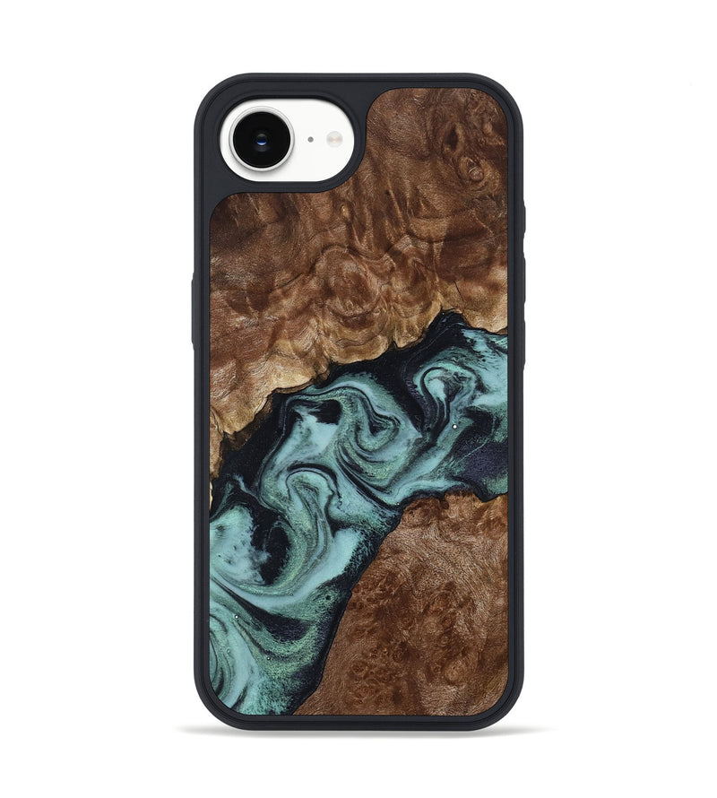 iPhone 16e Wood Phone Case - Claud (Green, 800075)