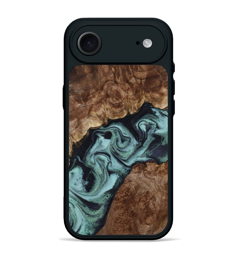 iPhone 17 Air Wood Phone Case - Claud (Green, 800075)