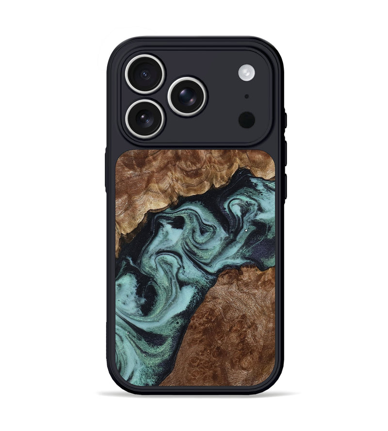 iPhone 17 Pro Wood Phone Case - Claud (Green, 800075)