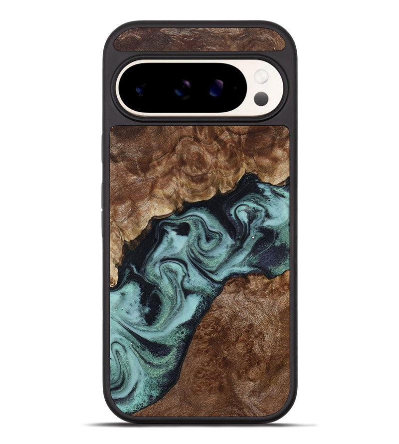 Pixel 9 Pro XL Wood Phone Case - Claud (Green, 800075)