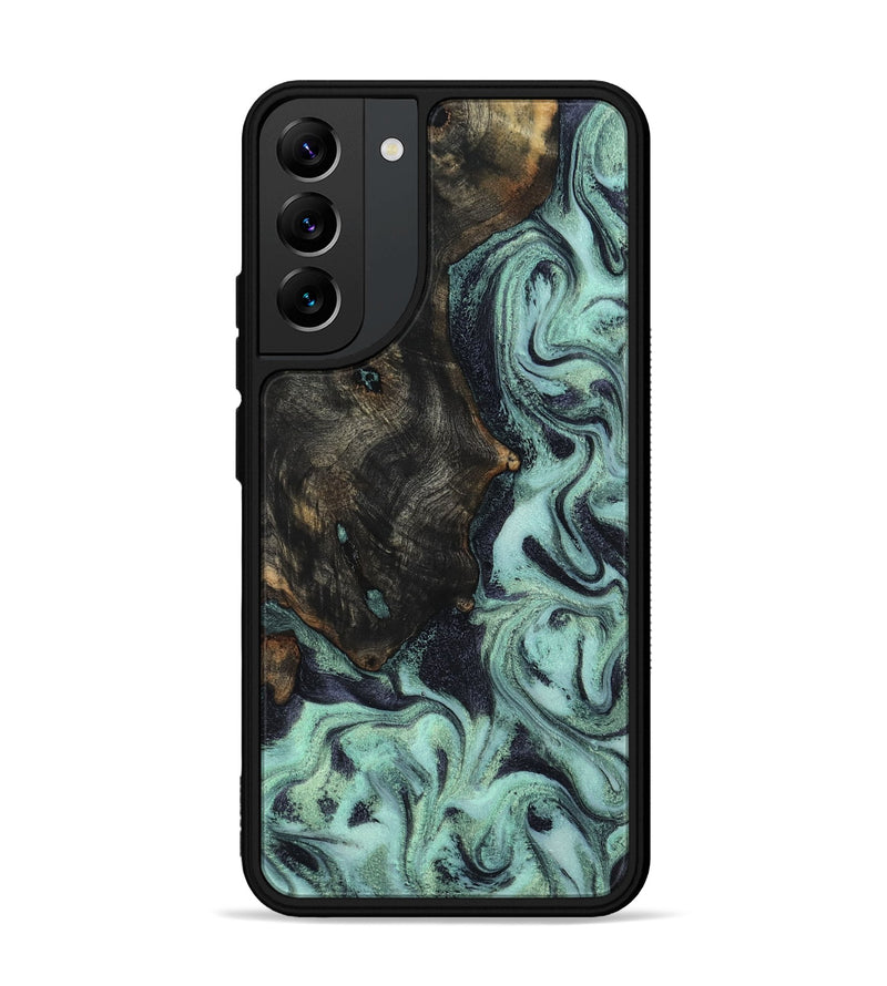 Galaxy S22 Plus Wood Phone Case - Elina (Green, 800076)