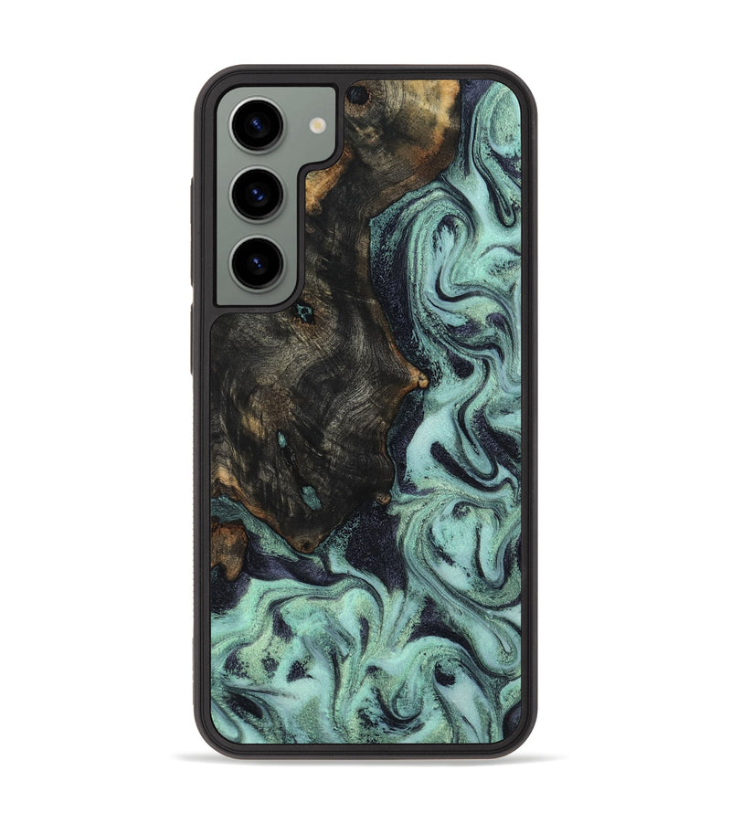 Galaxy S23 Plus Wood Phone Case - Elina (Green, 800076)