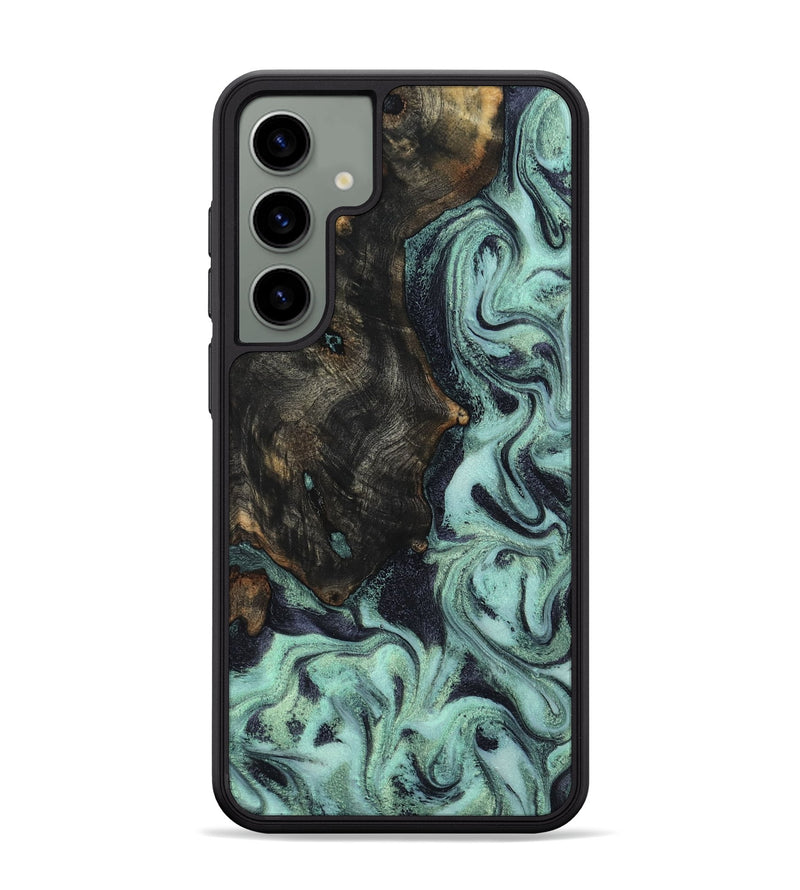Galaxy S24 Plus Wood Phone Case - Elina (Green, 800076)