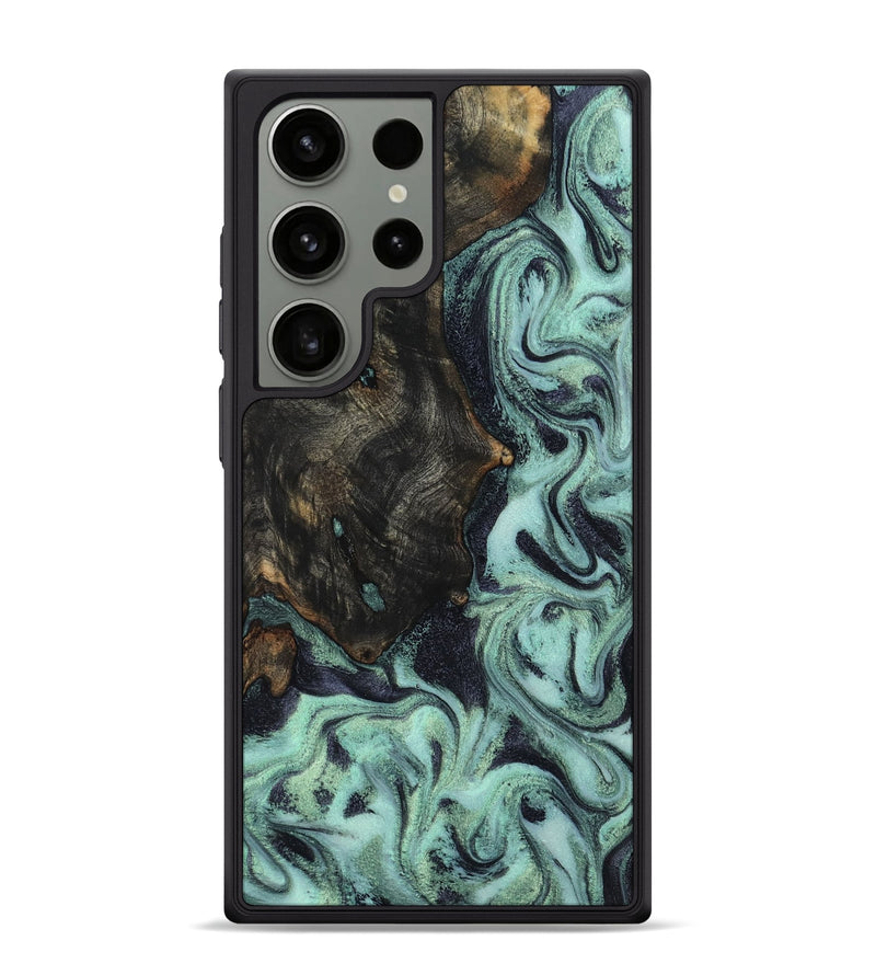 Galaxy S24 Ultra Wood Phone Case - Elina (Green, 800076)