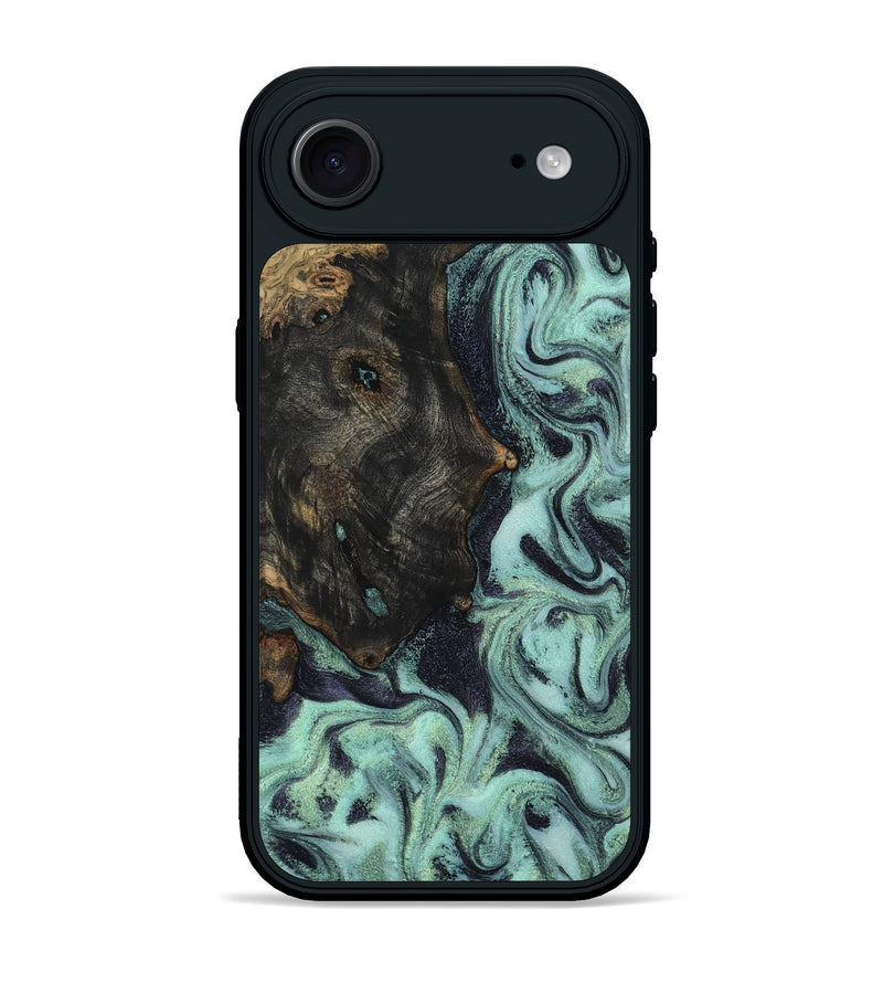 iPhone 17 Air Wood Phone Case - Elina (Green, 800076)