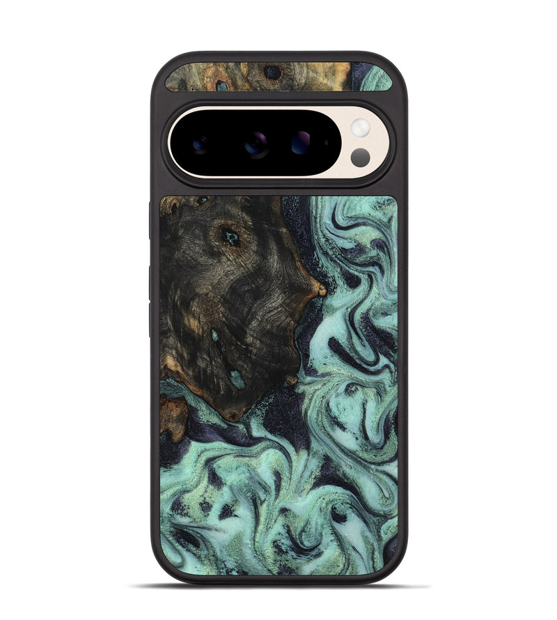 Pixel 10 Wood Phone Case - Elina (Green, 800076)