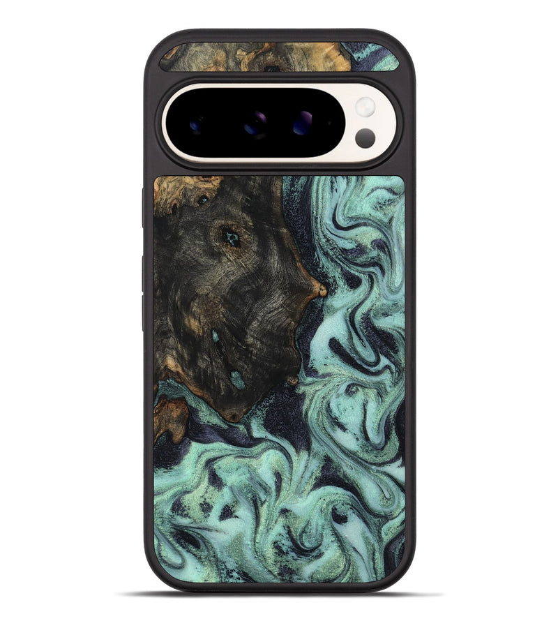 Pixel 10 Pro XL Wood Phone Case - Elina (Green, 800076)