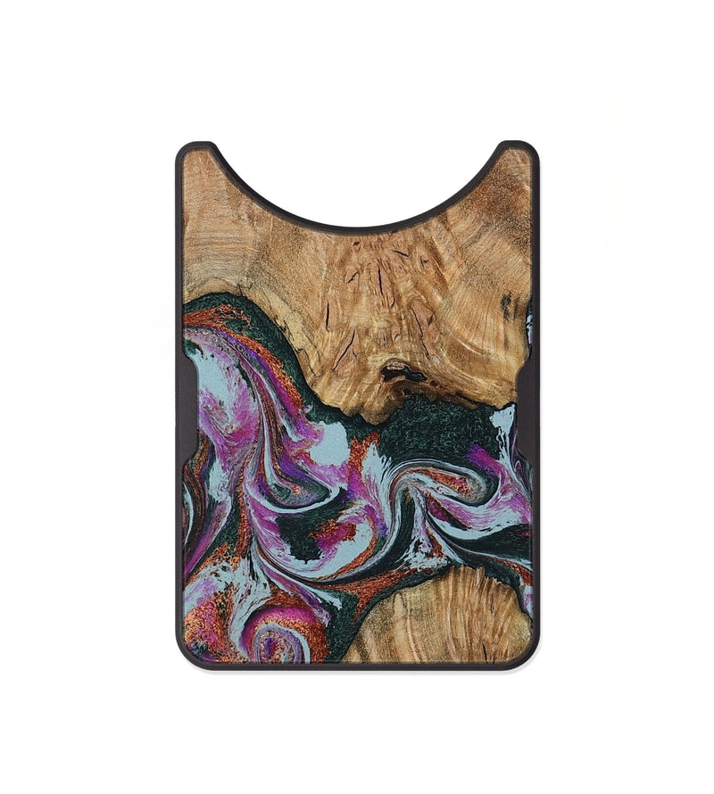 Alloy Wood Wallet - Violeta (Green, 800077)