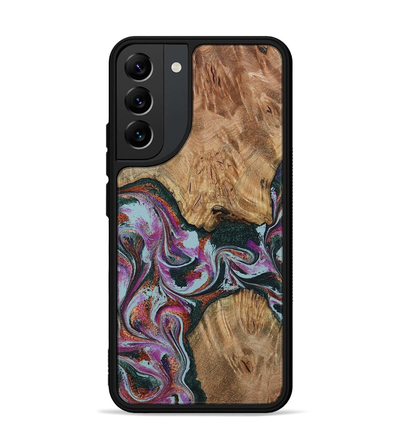 Galaxy S22 Plus Wood Phone Case - Violeta (Green, 800077)