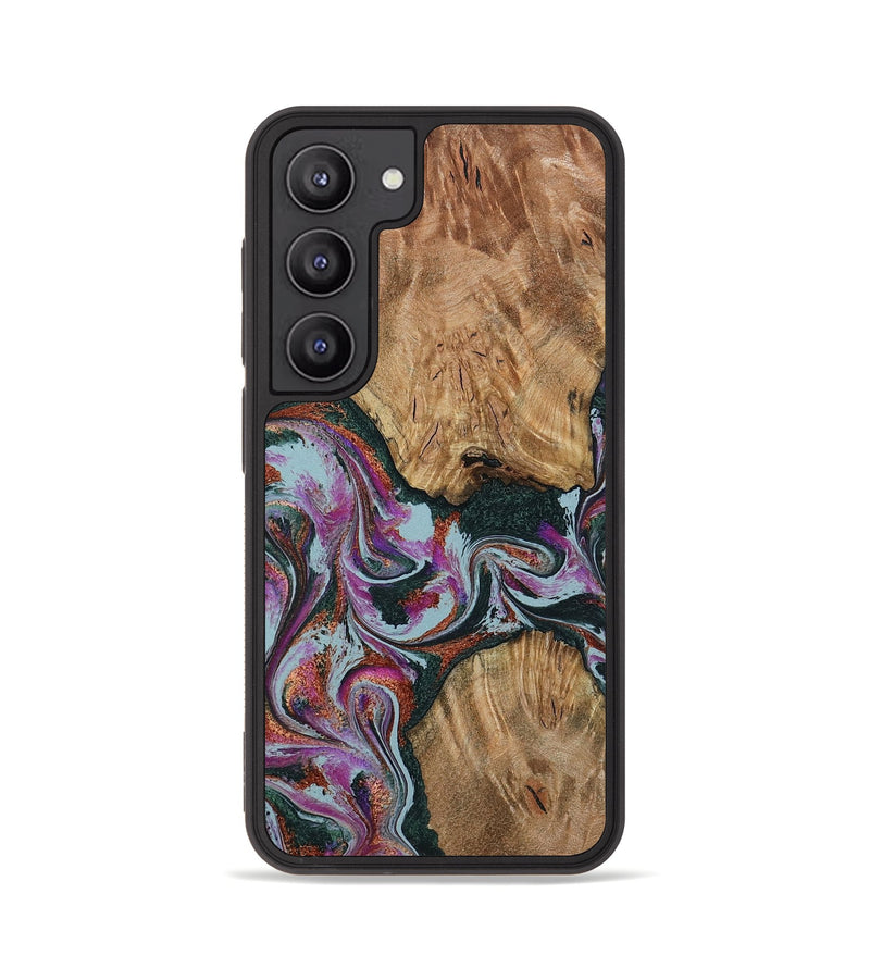 Galaxy S23 Wood Phone Case - Violeta (Green, 800077)