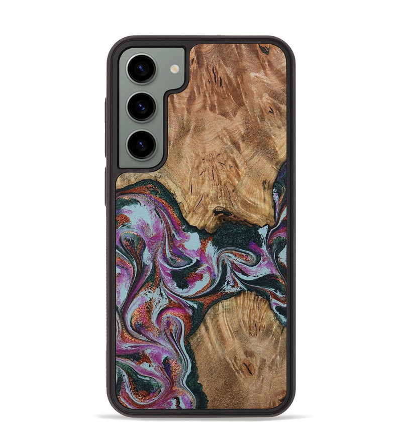 Galaxy S23 Plus Wood Phone Case - Violeta (Green, 800077)