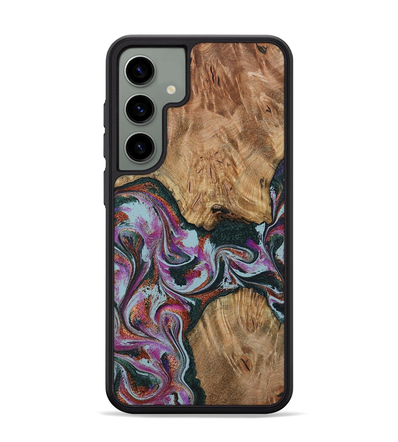 Galaxy S24 Plus Wood Phone Case - Violeta (Green, 800077)