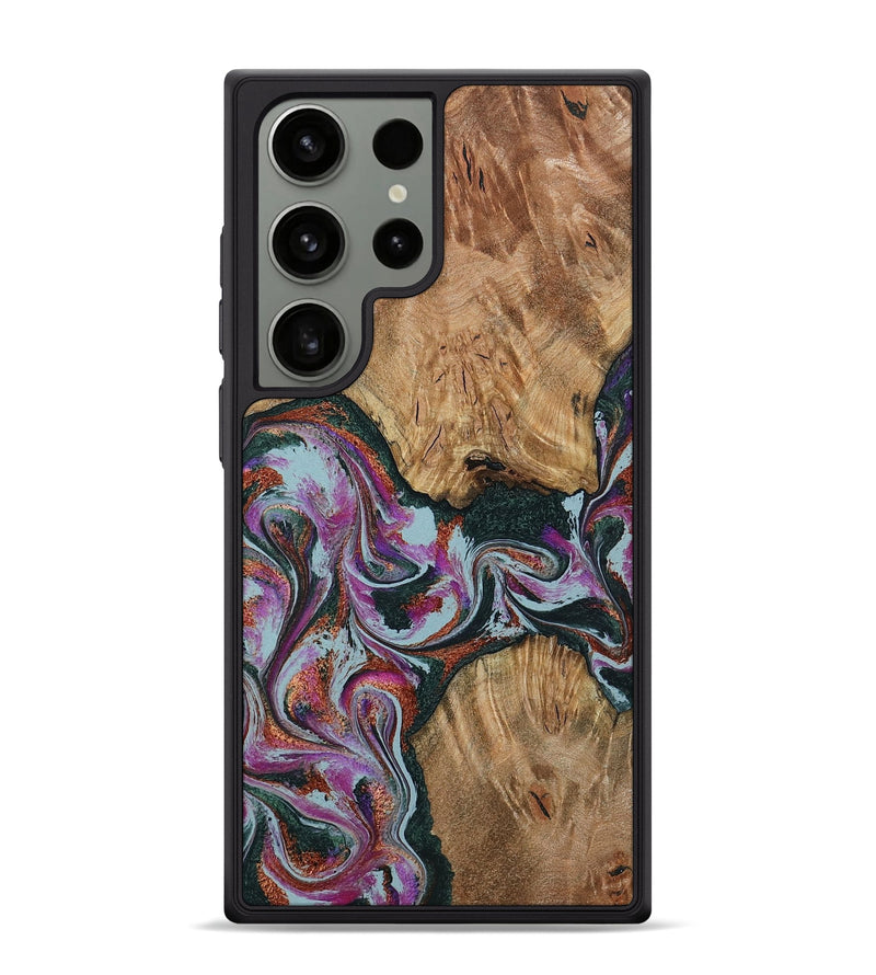 Galaxy S24 Ultra Wood Phone Case - Violeta (Green, 800077)