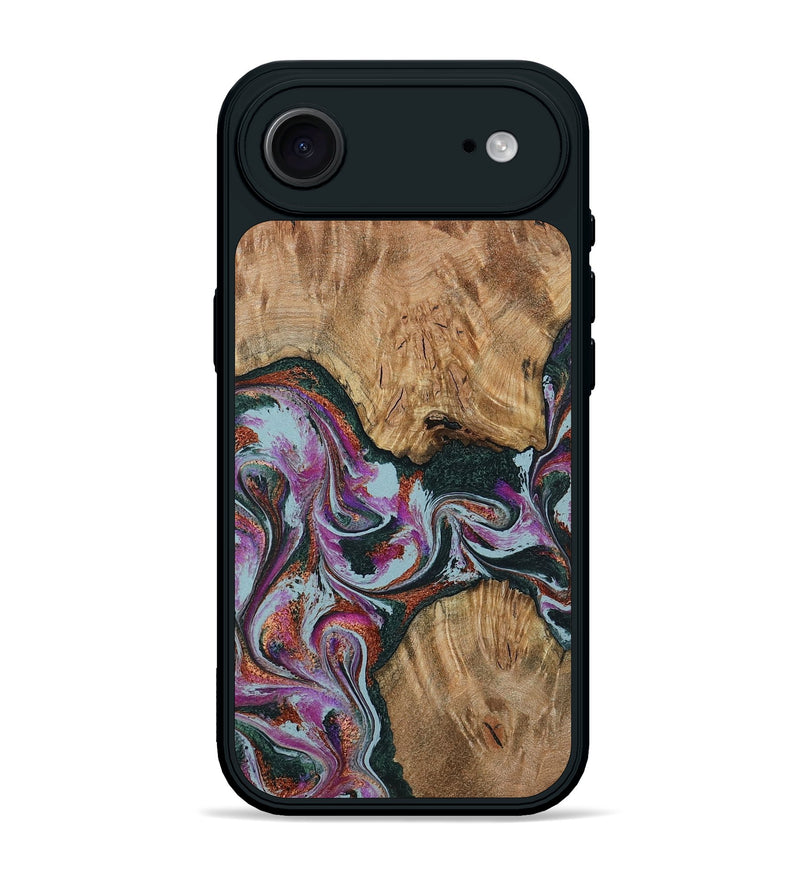 iPhone 17 Air Wood Phone Case - Violeta (Green, 800077)