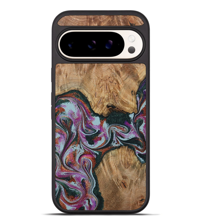 Pixel 10 Pro XL Wood Phone Case - Violeta (Green, 800077)