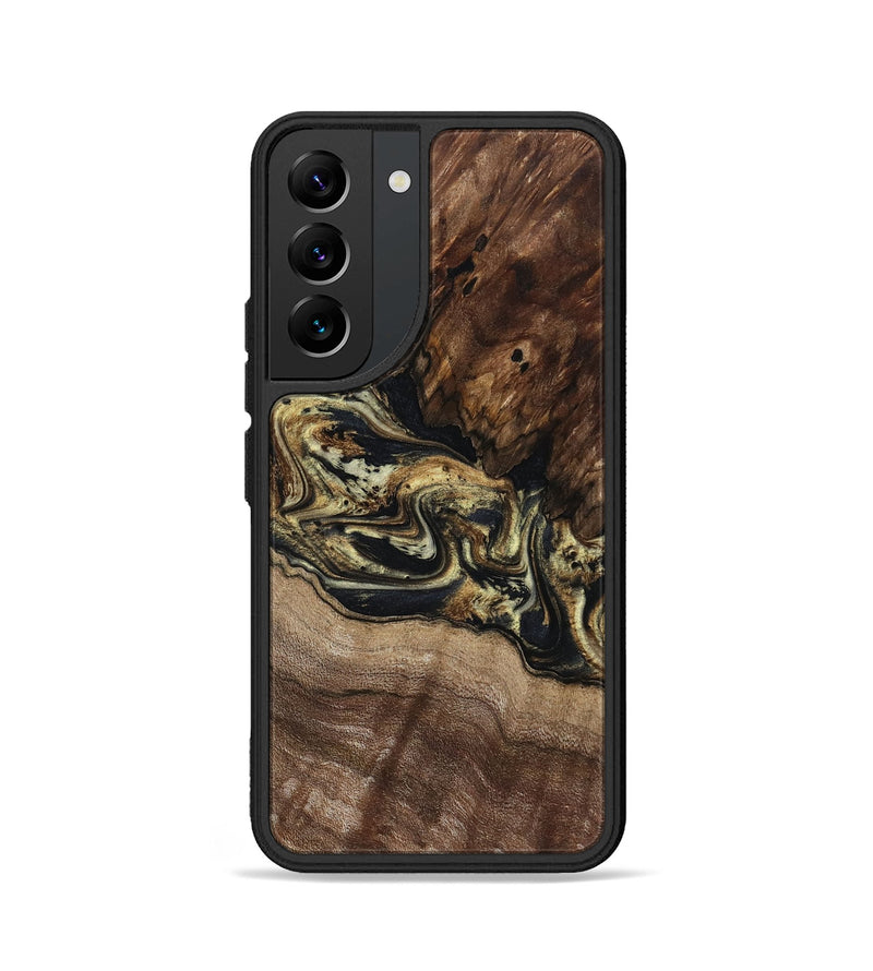 Galaxy S22 Wood Phone Case - Skylar (Black & White, 800085)