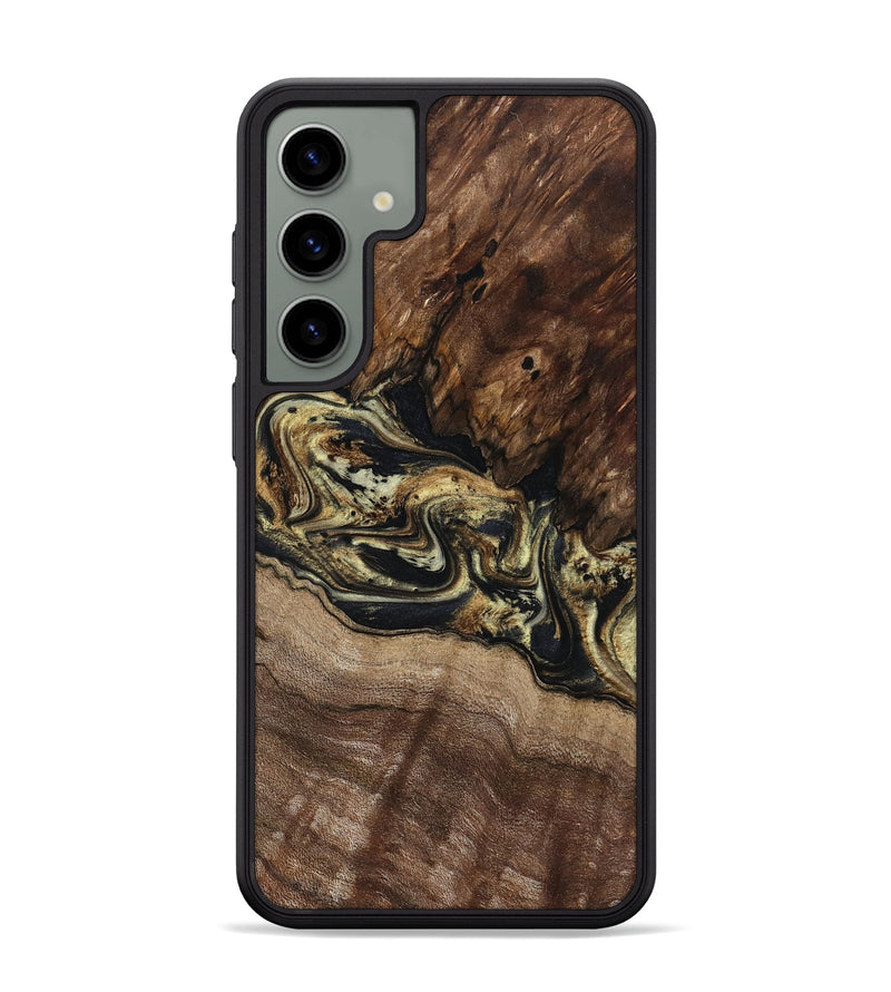 Galaxy S24 Plus Wood Phone Case - Skylar (Black & White, 800085)