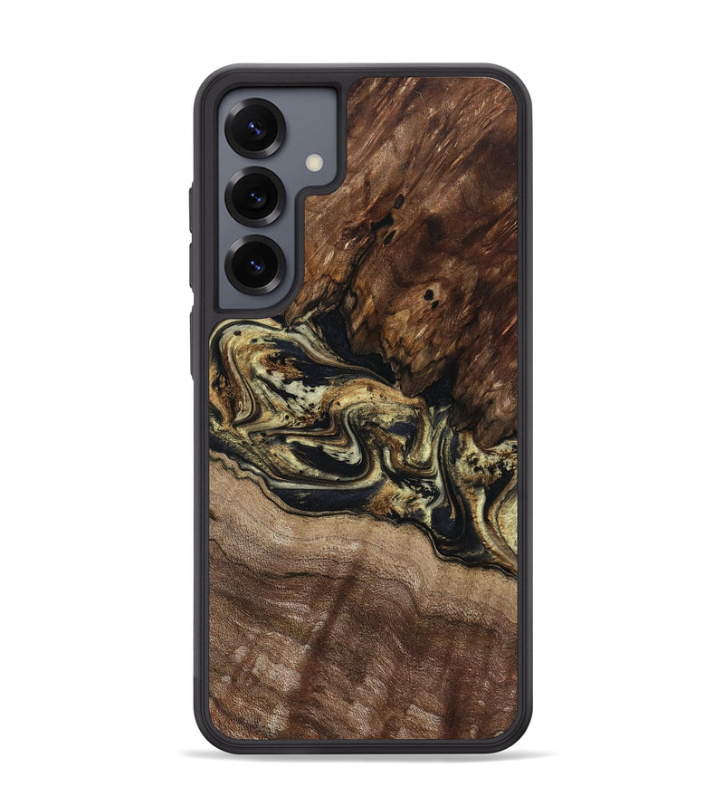 Galaxy S25 Plus Wood Phone Case - Skylar (Black & White, 800085)