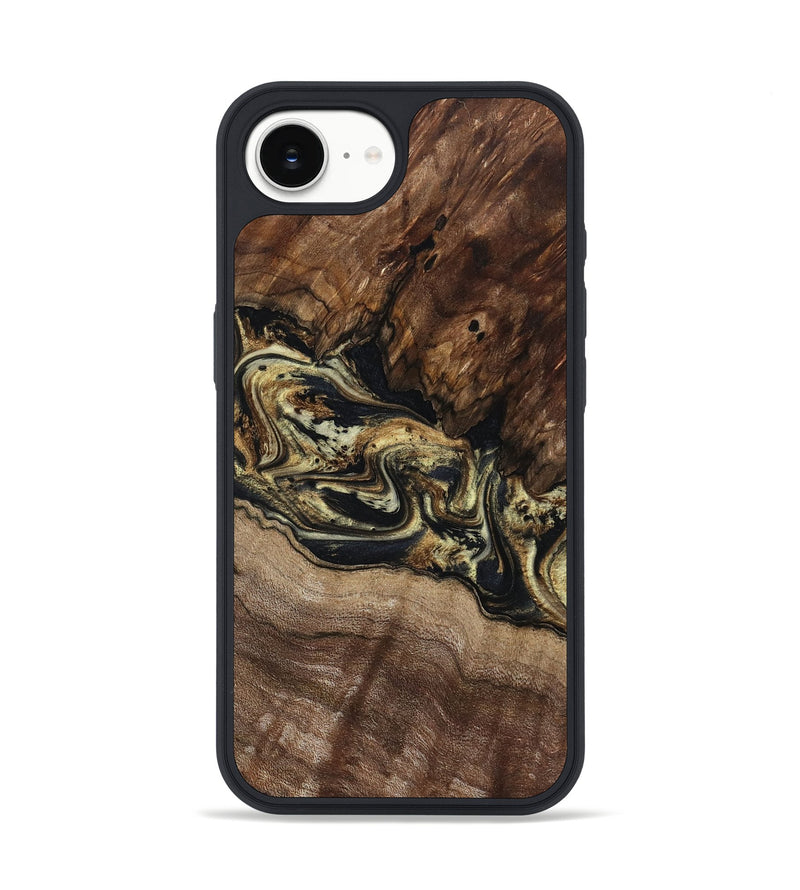 iPhone 16e Wood Phone Case - Skylar (Black & White, 800085)